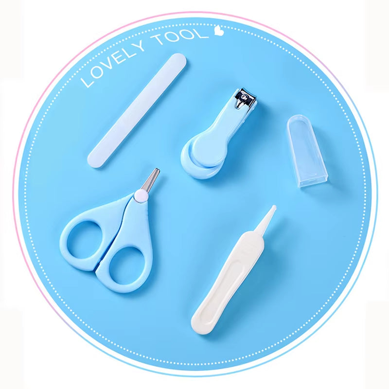 Multi-Piece Baby Health Hygiene Kit Grooming and Health Care Groups Baby Care Nail Cutter Scissors Suit Newborn Cleaning Tools