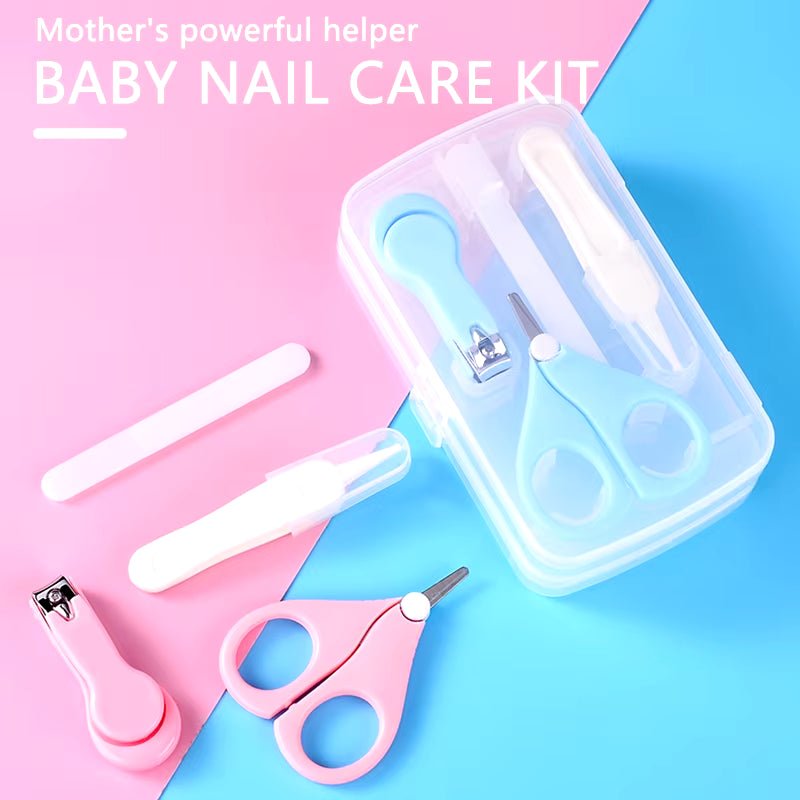 Multi-Piece Baby Health Hygiene Kit Grooming and Health Care Groups Baby Care Nail Cutter Scissors Suit Newborn Cleaning Tools